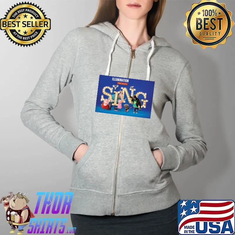 Nice Illumination Presents Sing Movie Shirt Full Zip Hooded