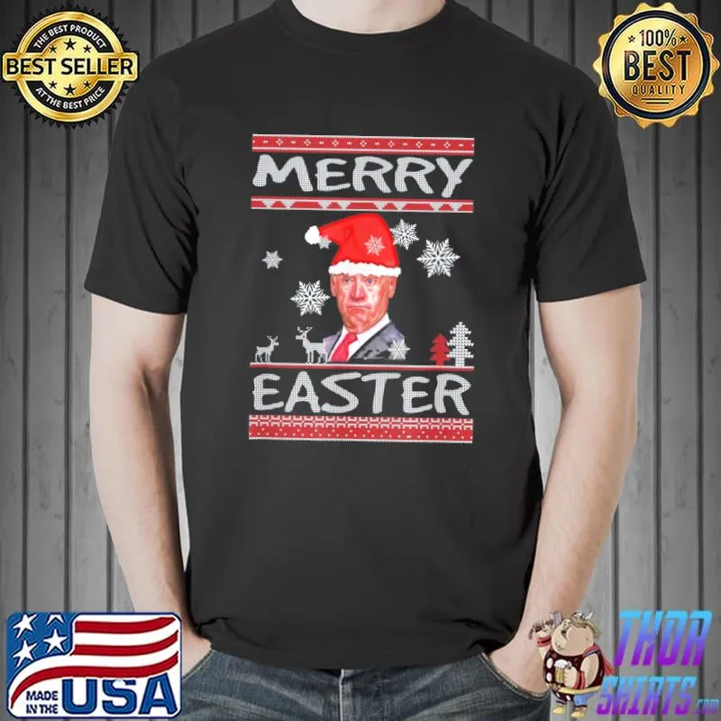 Nice Joe Biden merry easter ugly christmas pajama Unisex