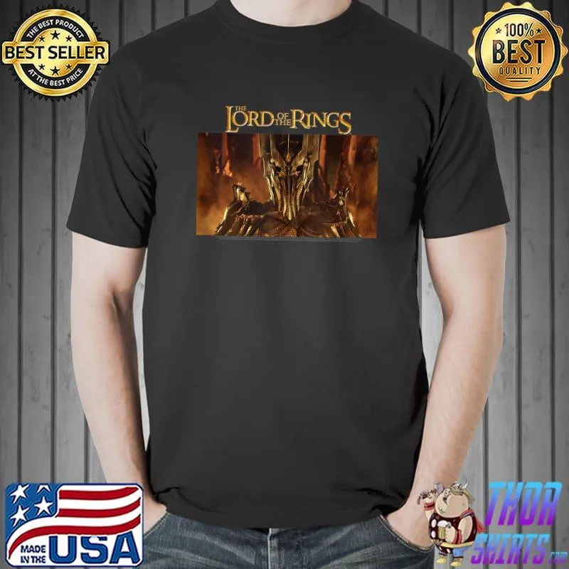 Nice Lord Of The Rings Sauron Logo Poster T-Shirt Unisex