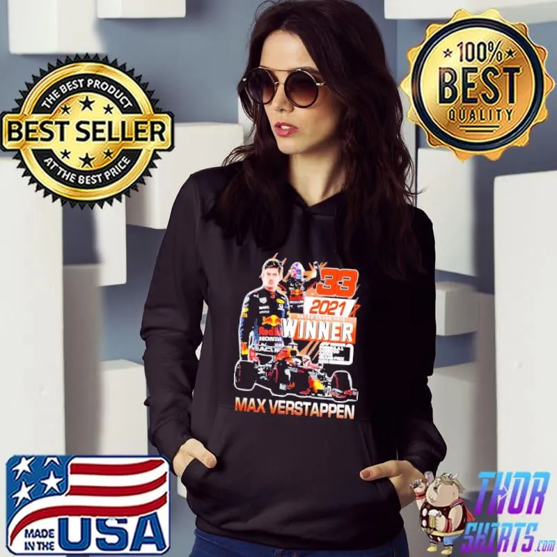 Nice Max Verstappen 33 Champion 2021 Unisex T-Shirt