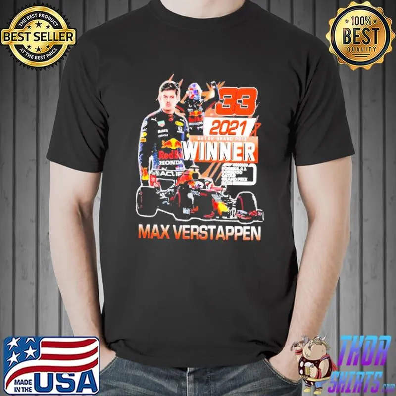 Nice Max Verstappen 33 Champion 2021 Unisex T-Shirt Unisex