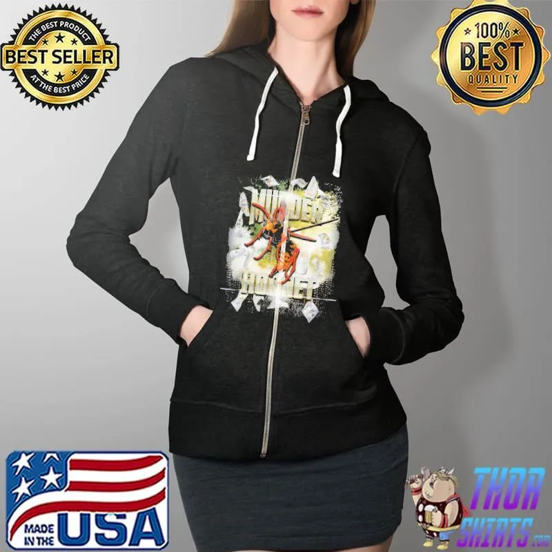 Nice Murder Hornet Rapper Money Bling Gangsta Rap Halloween Shirt Full Zip Hooded