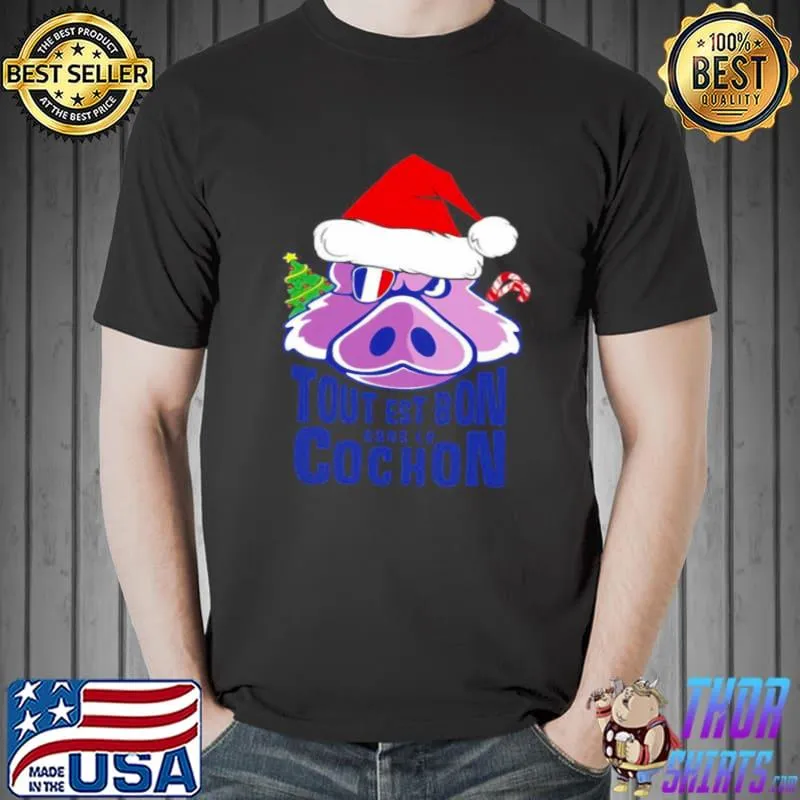 Noel Tout Est Bon Dans Le Cochon Christmas Sweater Shirt Unisex