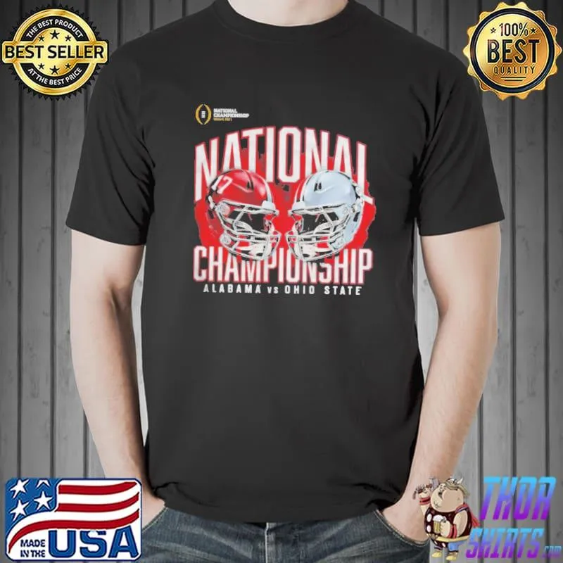 Official Alabama crimson tide vs. Ohio state buckeyes college Football playoff 2021 national championship Unisex