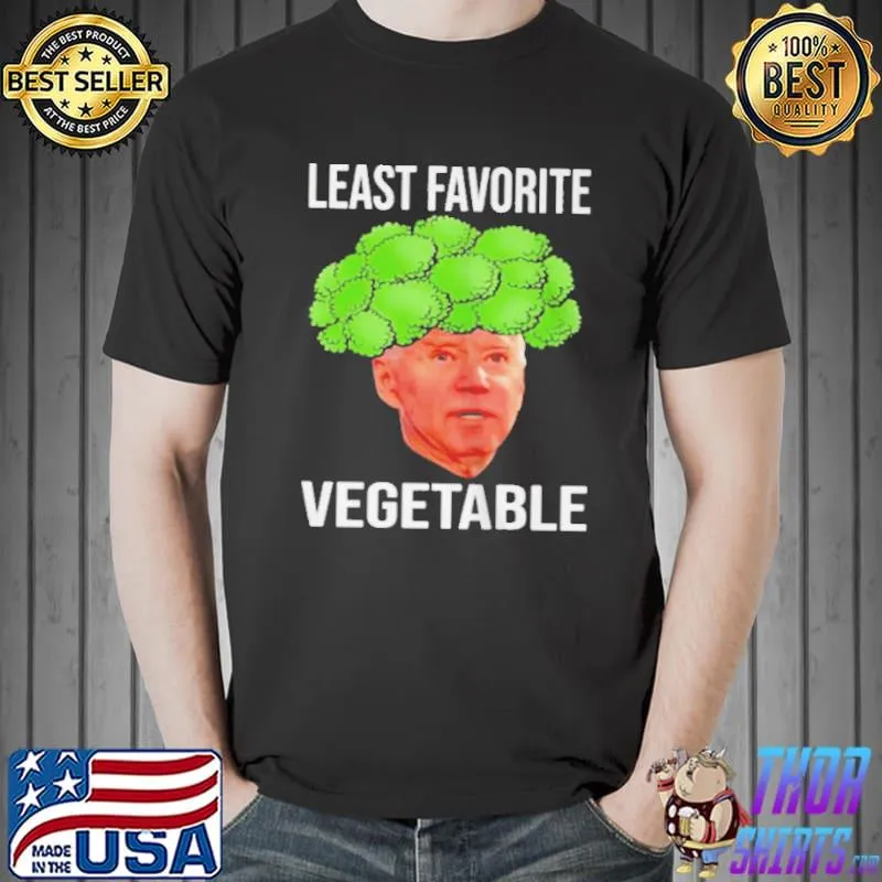 Official Biden least favorite vegetable shirt