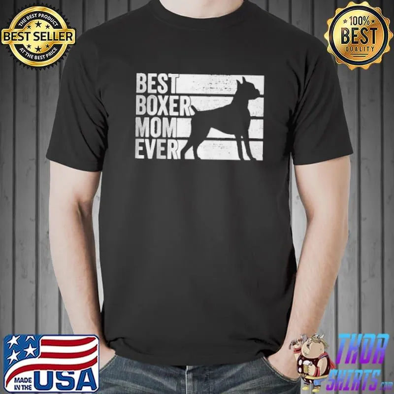 Official Boxer mom girl dog pet animal dogs shirt