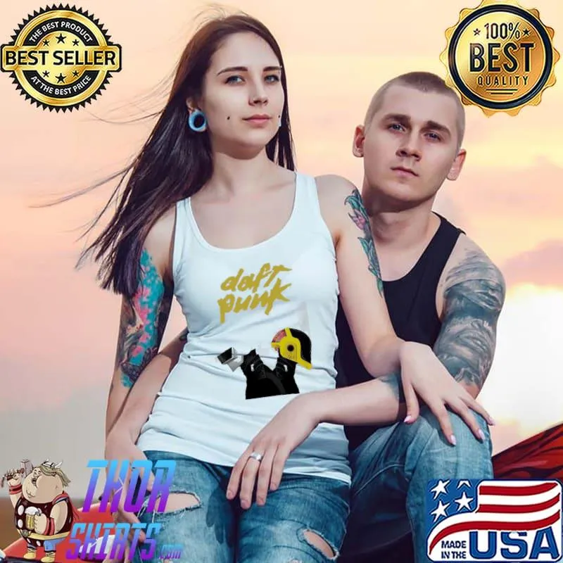 Official Daft Punk Digital Shirt Tank Top