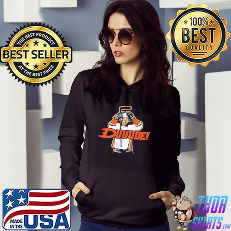 Official Duuude! anaheim hockey shirt