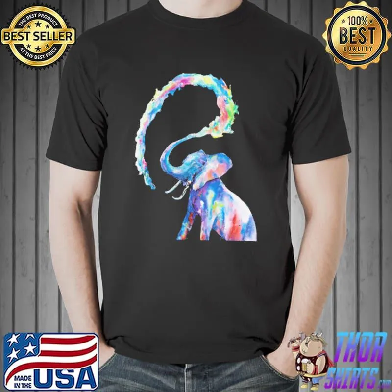 Official Elephant Art Colorful Shirt Unisex