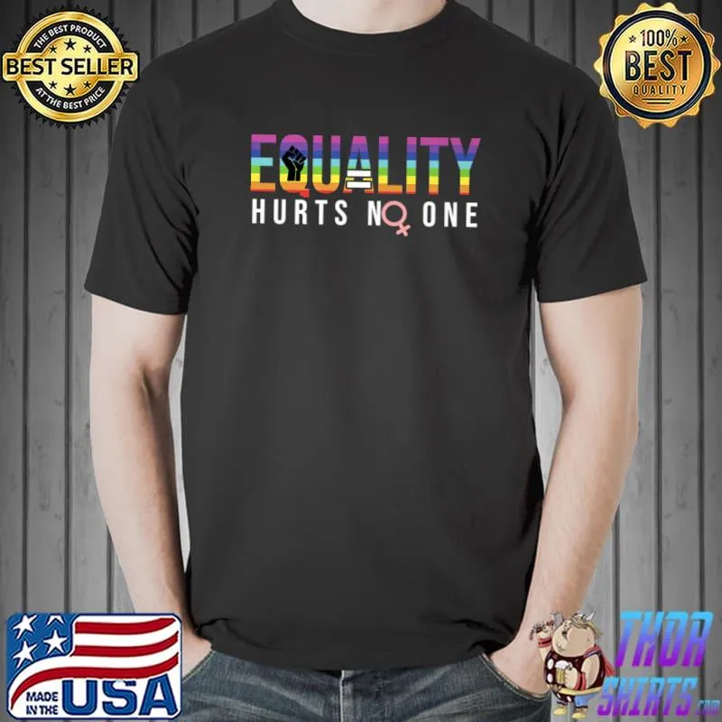 Official Equality Hurts No Ones Human Rights Transgender Lover Symbol Premium T-Shirt