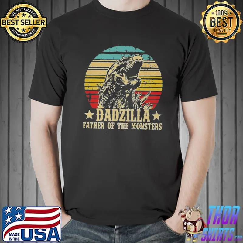 Official Gorilla Dadzilla Father Of The Monsters Shirt