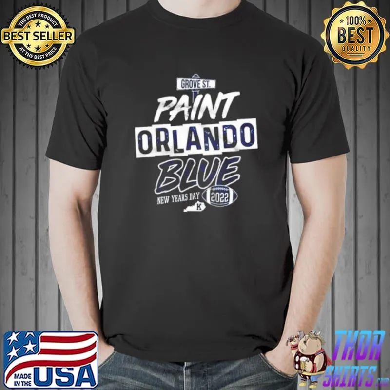 Official Grove St Paint Orlando Blue New Years Day 2022 Shirt Unisex