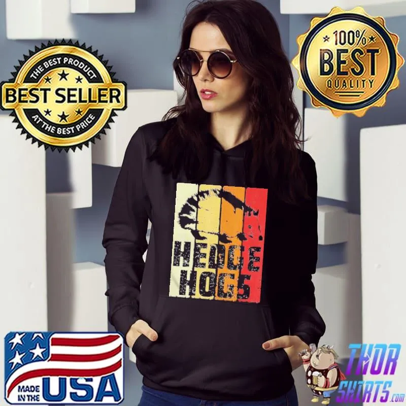 Official Hedgehogs Retro Fall Silhouette Hedgehog Shirt