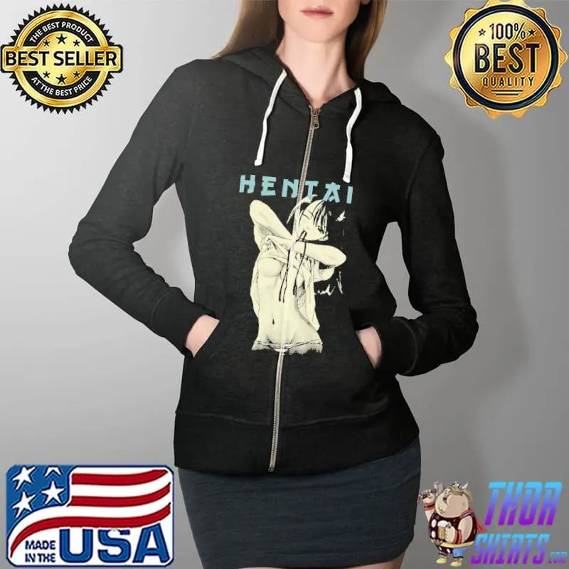 Official Hentai Anime Shirt Full Zip Hooded