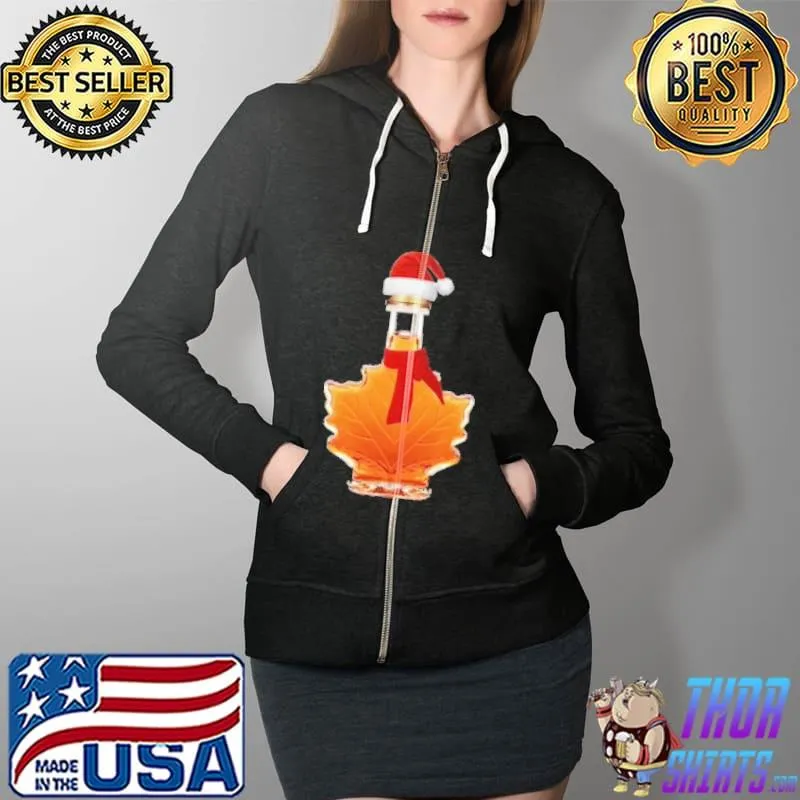 Official Maple Syrup Shirt Full Zip Hooded