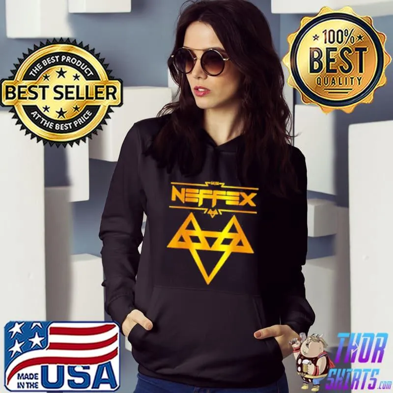 Official Neffex Logo Gold Shirt Hoodie