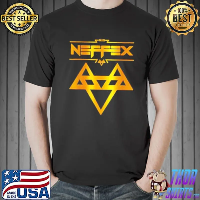 Official Neffex Logo Gold Shirt