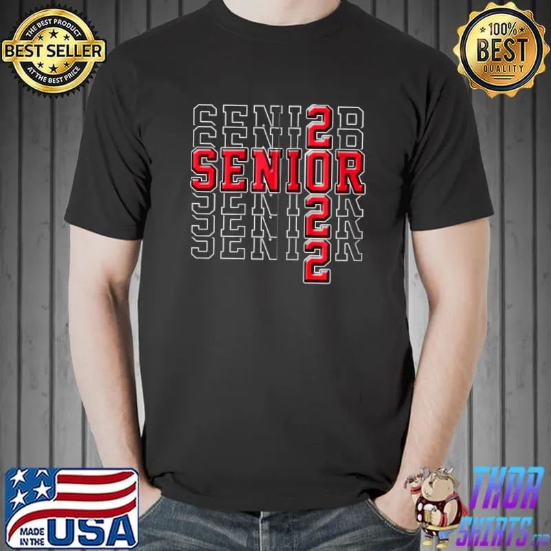 Official Senior 2022 Graduate Graduation for Teen Boys & Girls Red T- Unisex