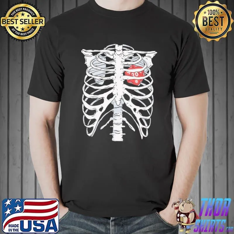 Official Skeleton Heart Dice Shirt