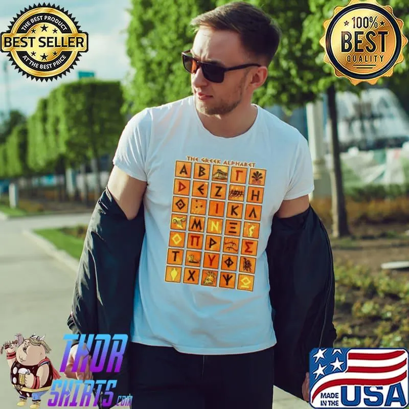 Official The Greek Alphabet Shirt Unisex