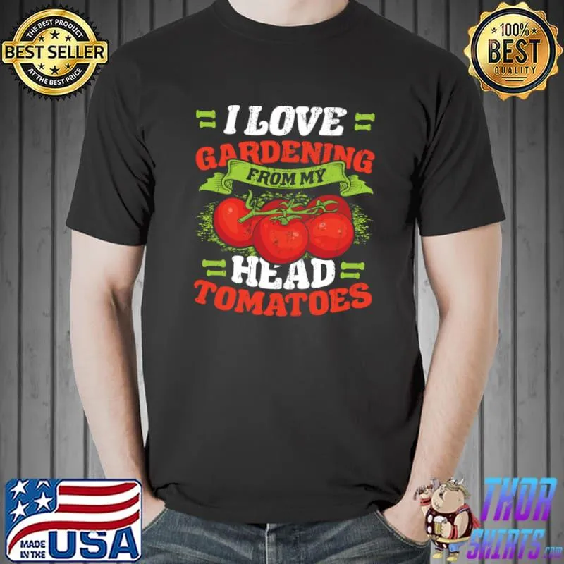 Official Vegetables Love Gardening Pun Tomatoes T-Shirt Unisex