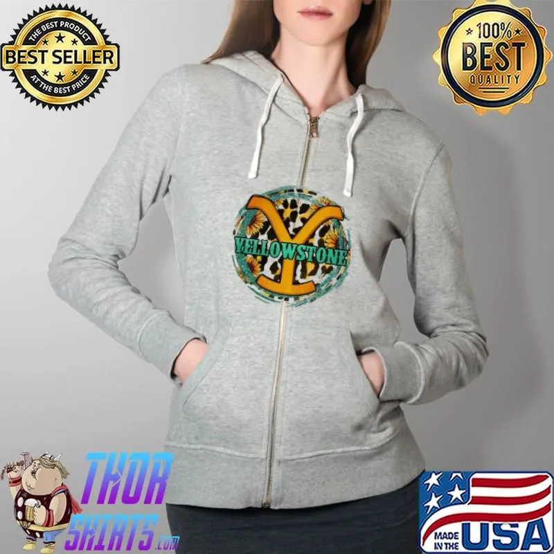 Official Yellowstone Graphic Shirt Full Zip Hooded
