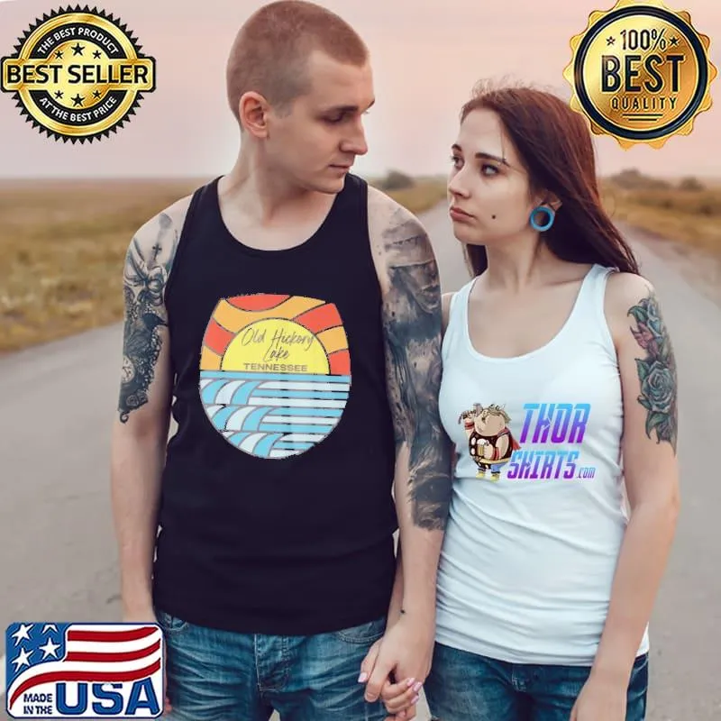 Old hickory lake Tennessee tn sunset vacation souvenir Tank Top