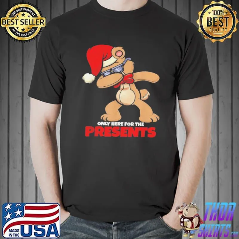 Original Dabbing Reindeer Santa Christmas Boys Girls Shirt Unisex