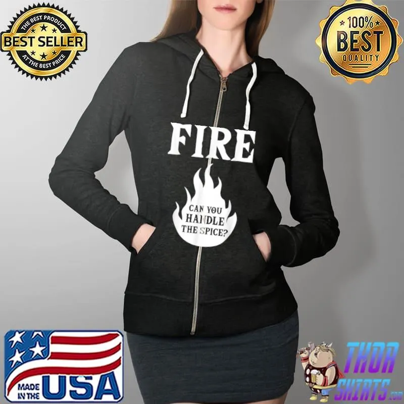 Original FIRE Hot Packet Halloween Taco Costume T Shirt Full Zip Hooded
