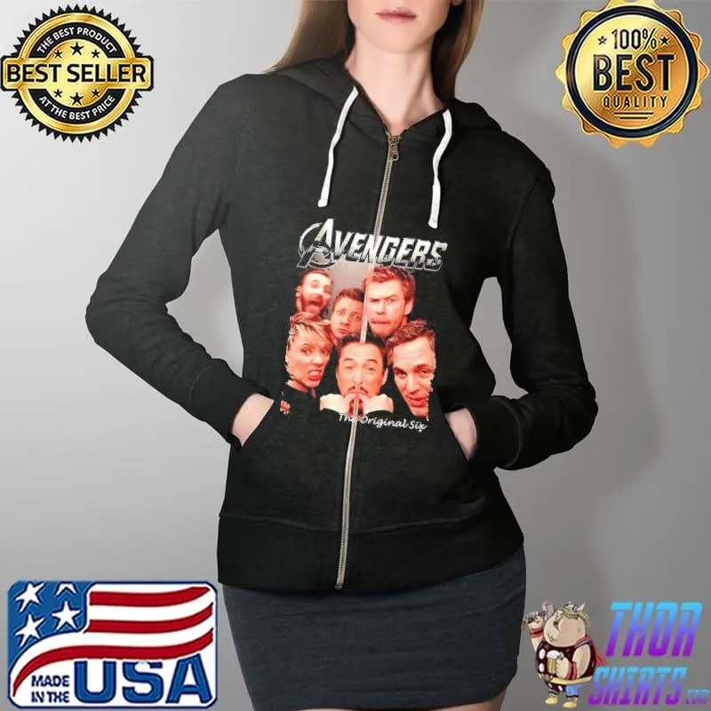 Original Funny The Original Six Avenger Unisex T-Shirt Full Zip Hooded