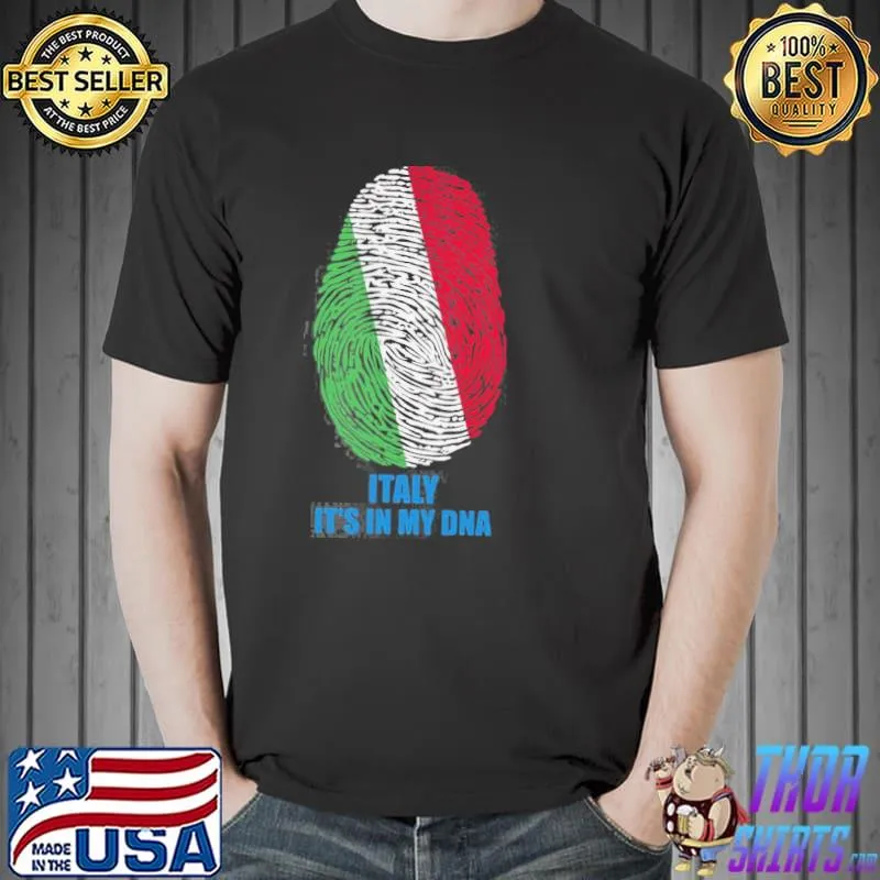 Original Italy Flag It’s In My DNA Shirt