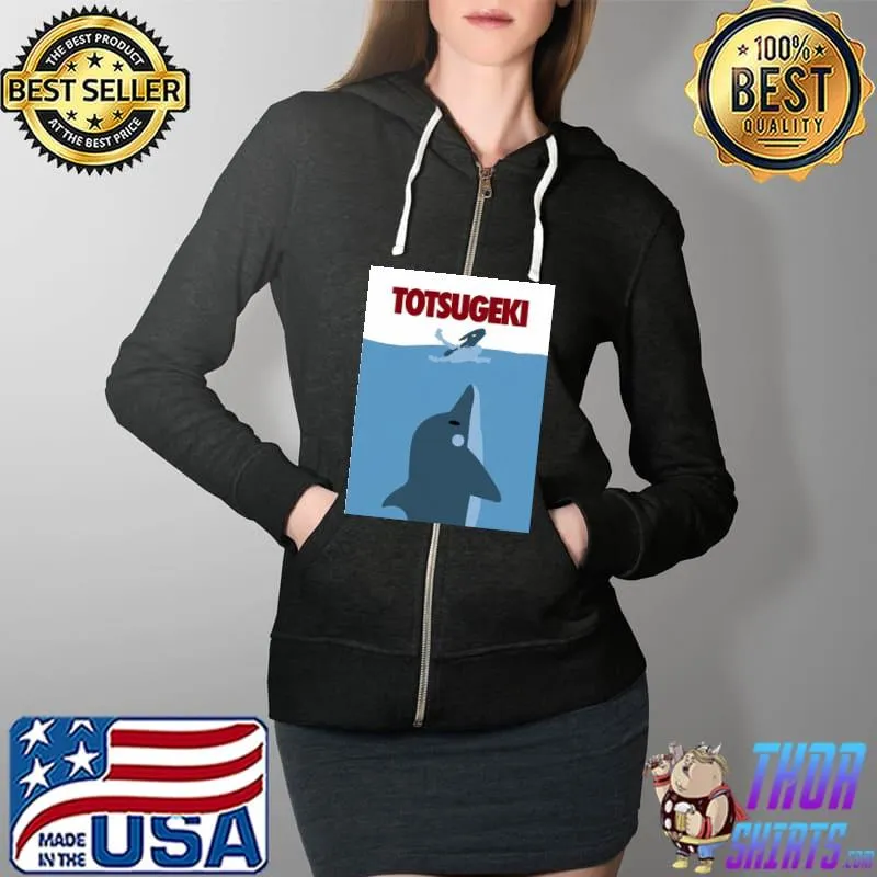 Original JAWS Totsugeki Shirt Full Zip Hooded