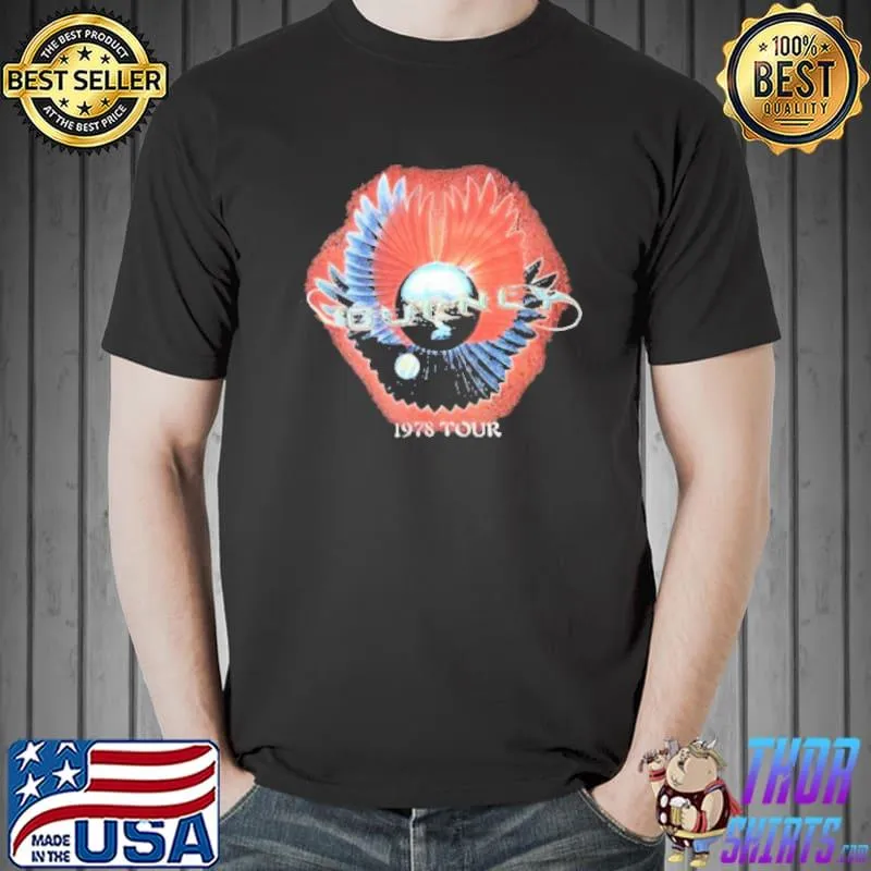 Original Journey Infinity 80’s Rock Band Album Graphic shirt