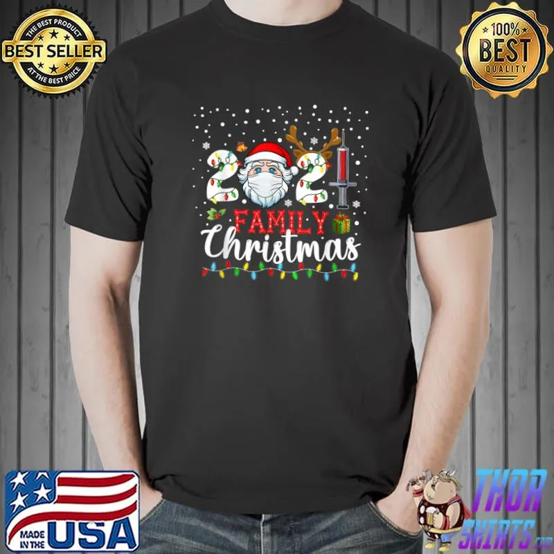 Original Merry Quarantine Christmas Nurse & Family Christmas Pajama T-Shirt Unisex