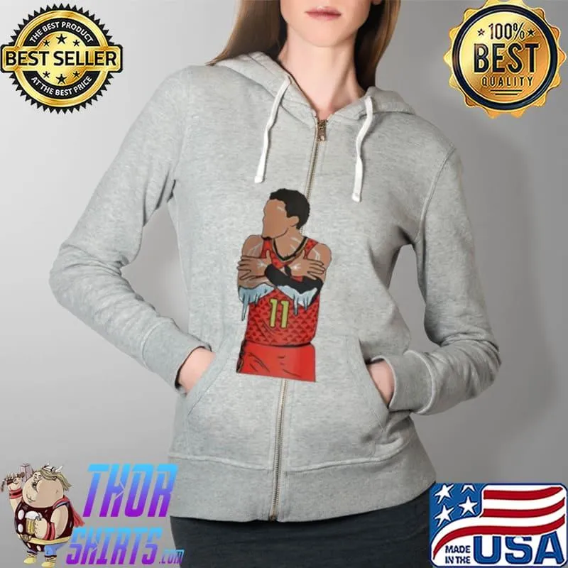 Original NBA Ice Trae Young Full Zip Hooded