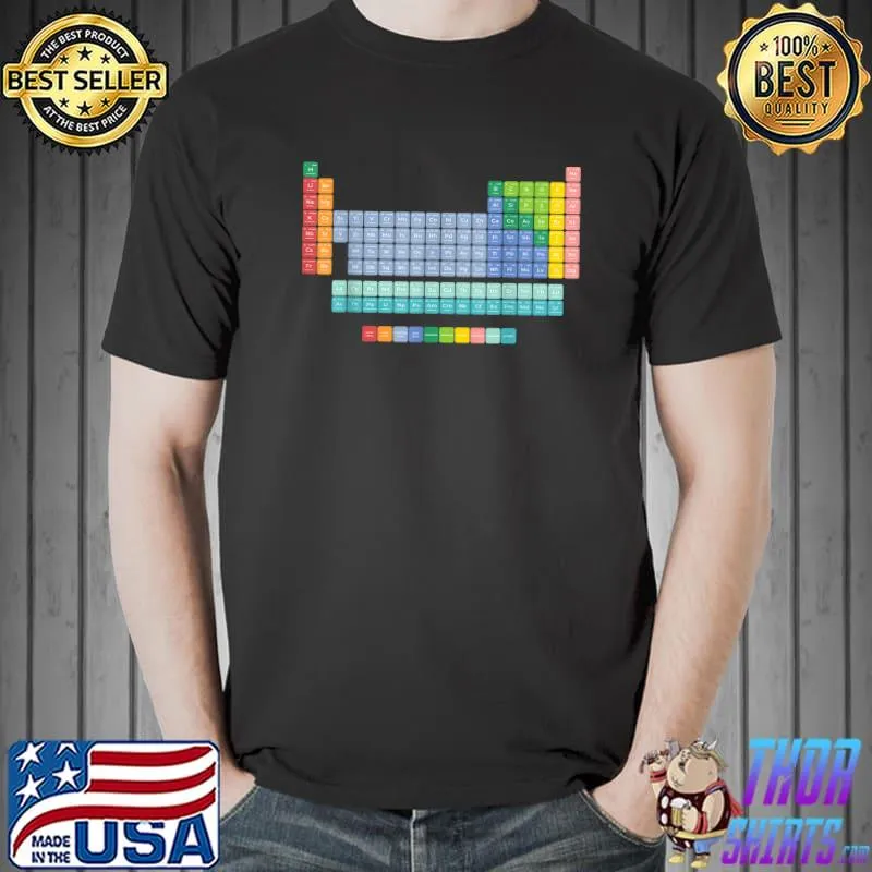 Original Periodic Table of Elements - Chemistry T-Shirt Unisex