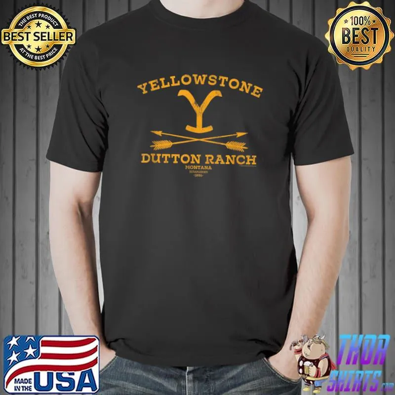 Original Yellowstone dutton ranch montana T-Shirt