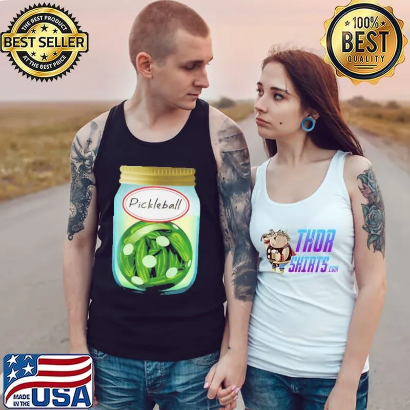 Pickle Ball In A Jar Shirt Tank Top
