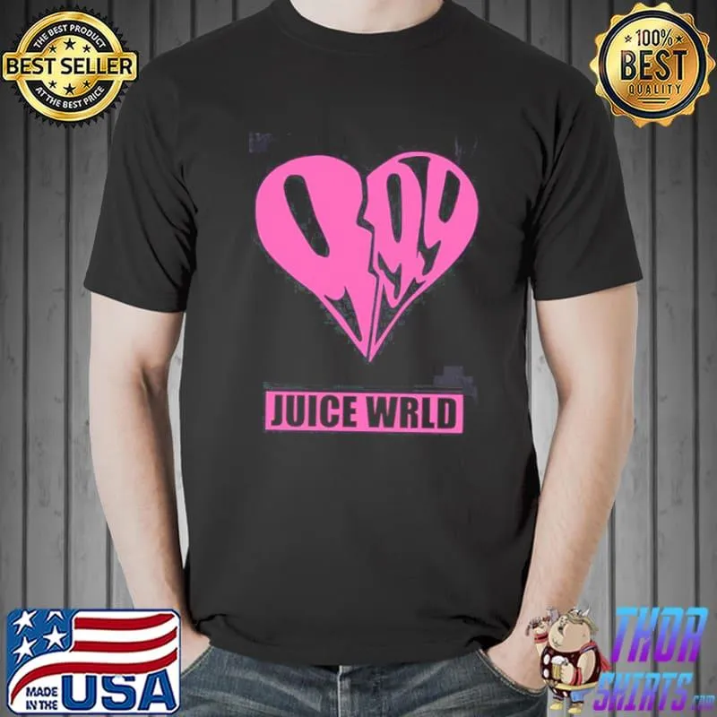 Pink Heart Juice Wrld 999 Merchandise Unisex Hoodie Unisex