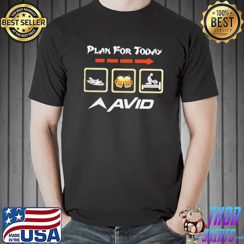 Plan For Today Avid Mousepad Shirt