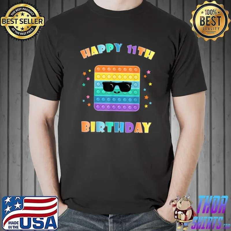 Pop it 11th birthday for boy T Shirt