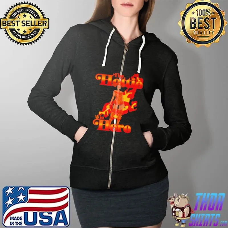 Popeyes x megan thee stallion the hottie is here fire Full Zip Hooded