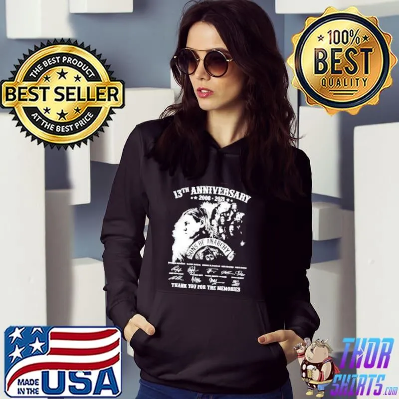 Premium 13th Anniversary 2008-2021 Sons Of Anarchy T-Shirt Hoodie