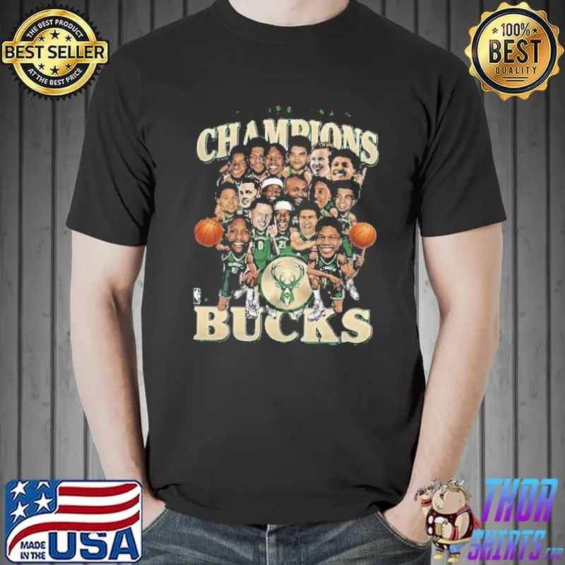 Premium 2021 NBA Finals Champions Milwaukee Bucks shirt