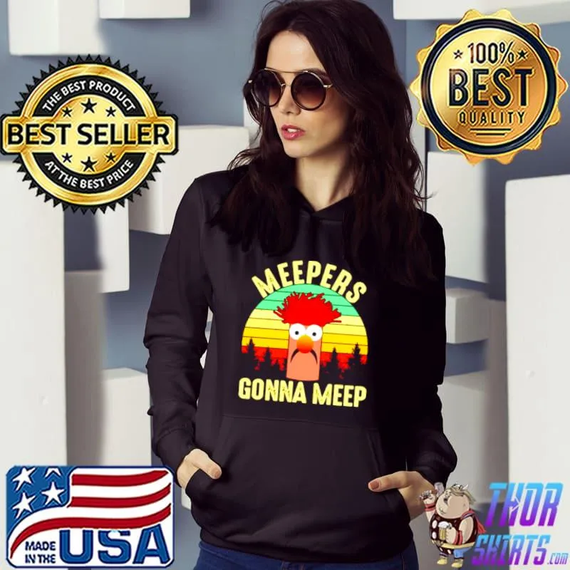 Premium Beaker Meepers Gonna Meep Vintage Hoodie