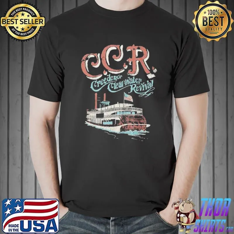 Premium CCR Creedence Clearwater Revival Rock and Roll Ladies Shirt Unisex
