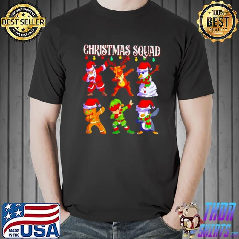 Premium Christmas Dab Santa Friends shirt