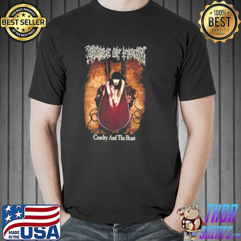 Premium Cradle Of Filth Band Rock Cruelty And The Beast Shirt Unisex