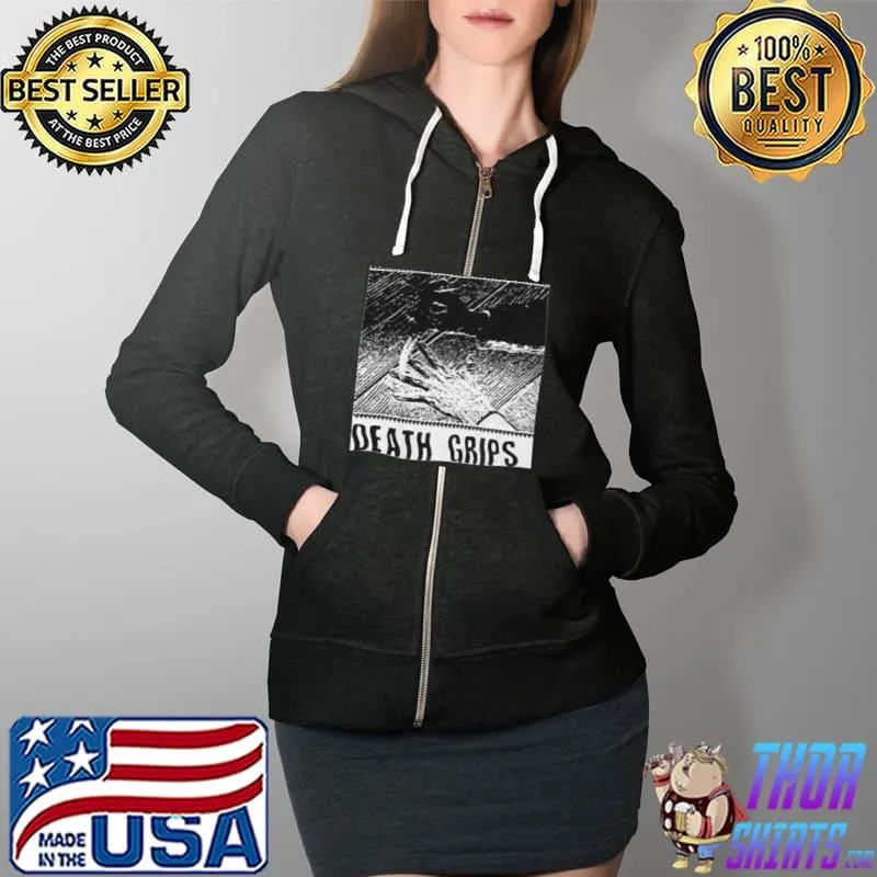 Premium Death Grips Merch Death Grips Talented Black Full Zip Hooded