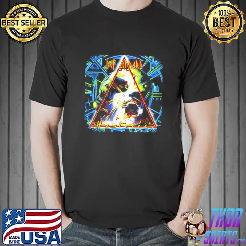 Premium Def Leppard Hysteria Album Shirt Unisex
